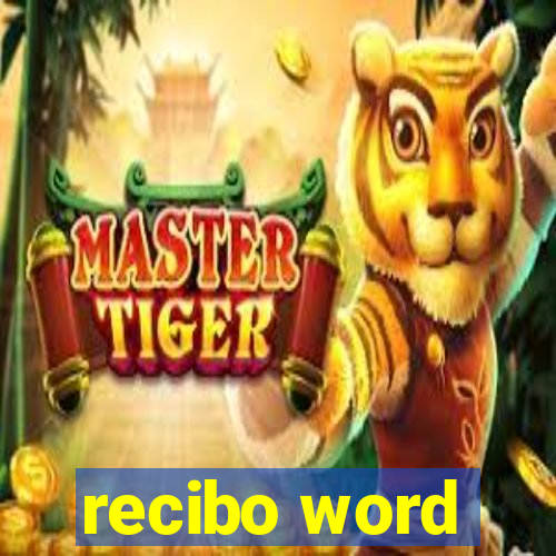 recibo word